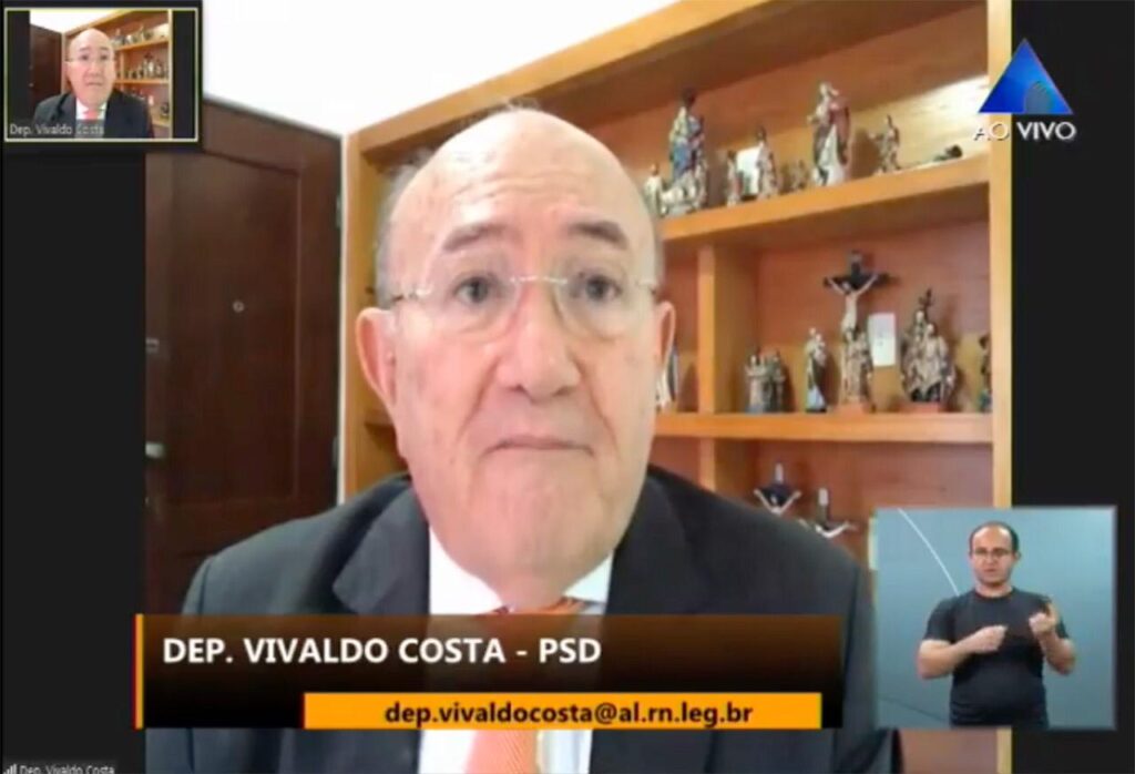 Deputado estadual Vivaldo Costa. - Foto/divulgação